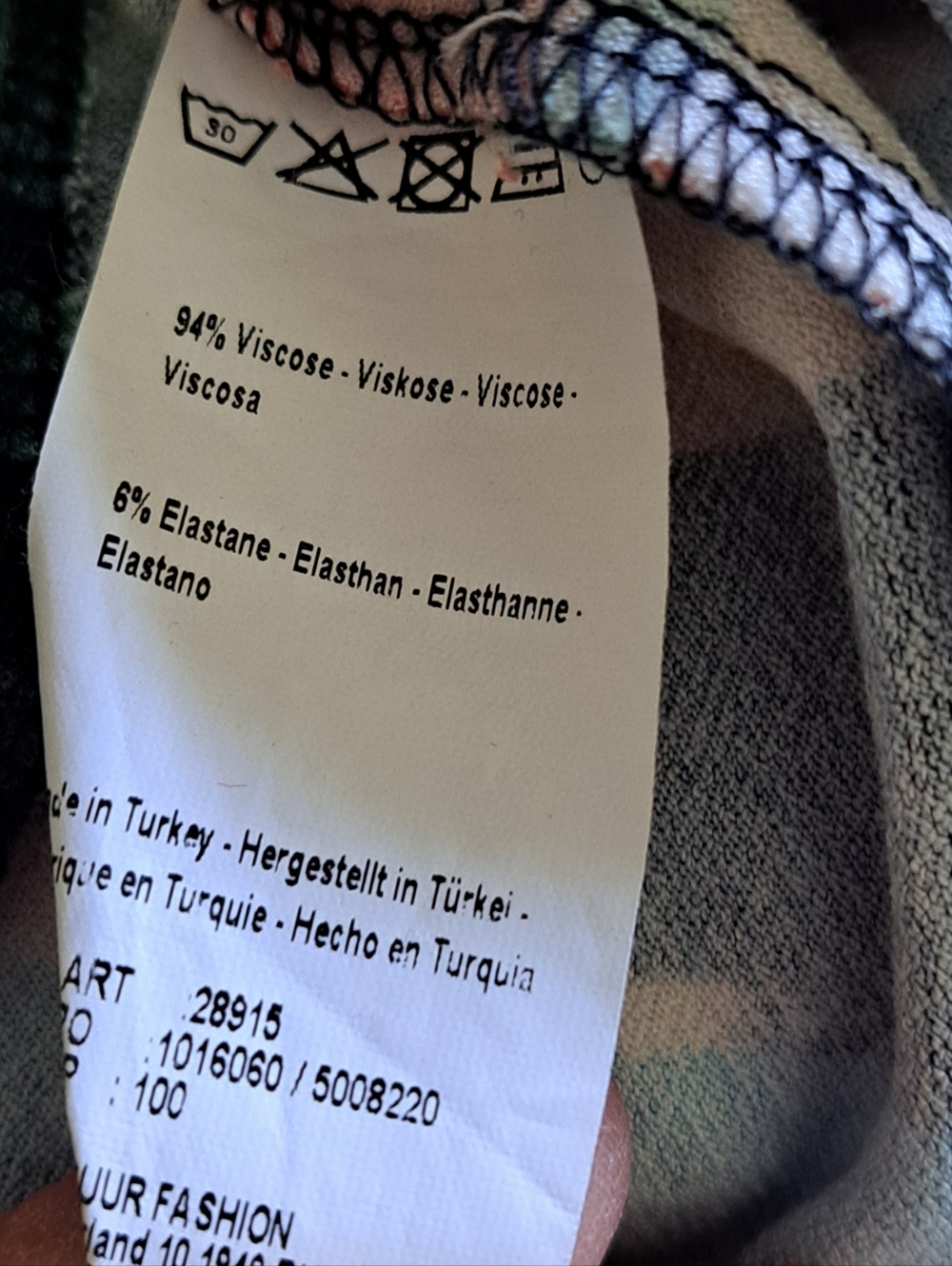 🧡 Multicolor Printed Dress - Picture 4 of 5